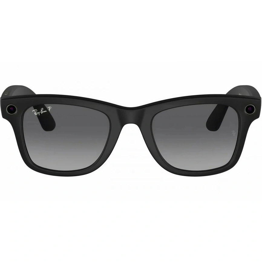 Умные очки Ray-Ban Wayfarer Matte Black/Polar (RW4008) M Gradient Graphite фото 3