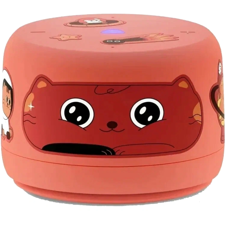 Умная колонка Яндекс Станция Лайт 2 (без часов) Коралловый фото 2