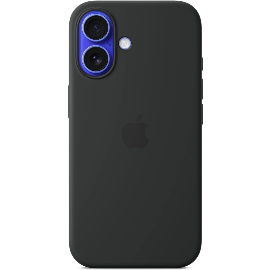 Чехол Apple Silicone Case with MagSafe для iPhone 16 Black фото 4