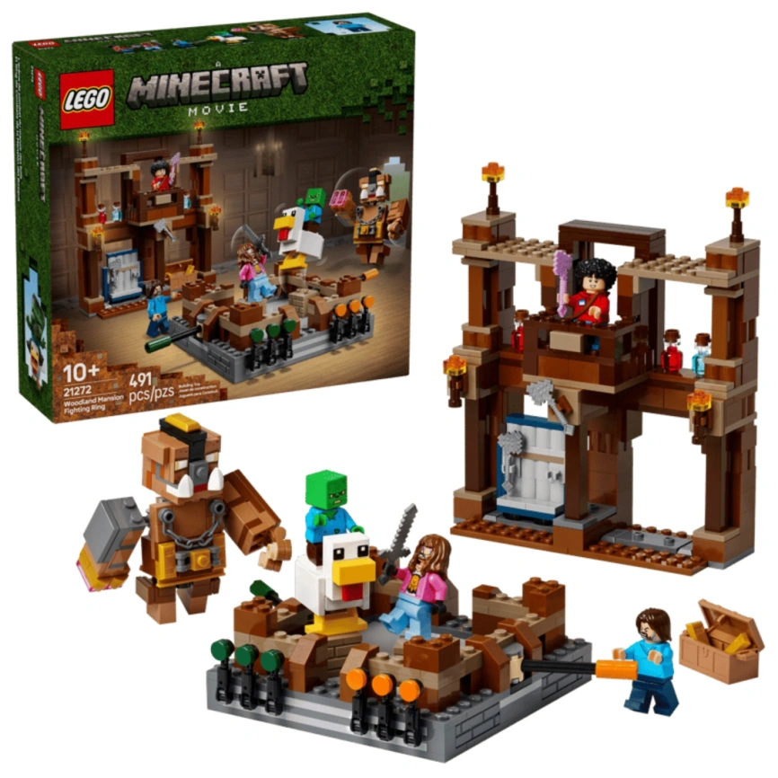Конструктор LEGO Minecraft Woodland Mansion Fighting Ring 21272 фото 1