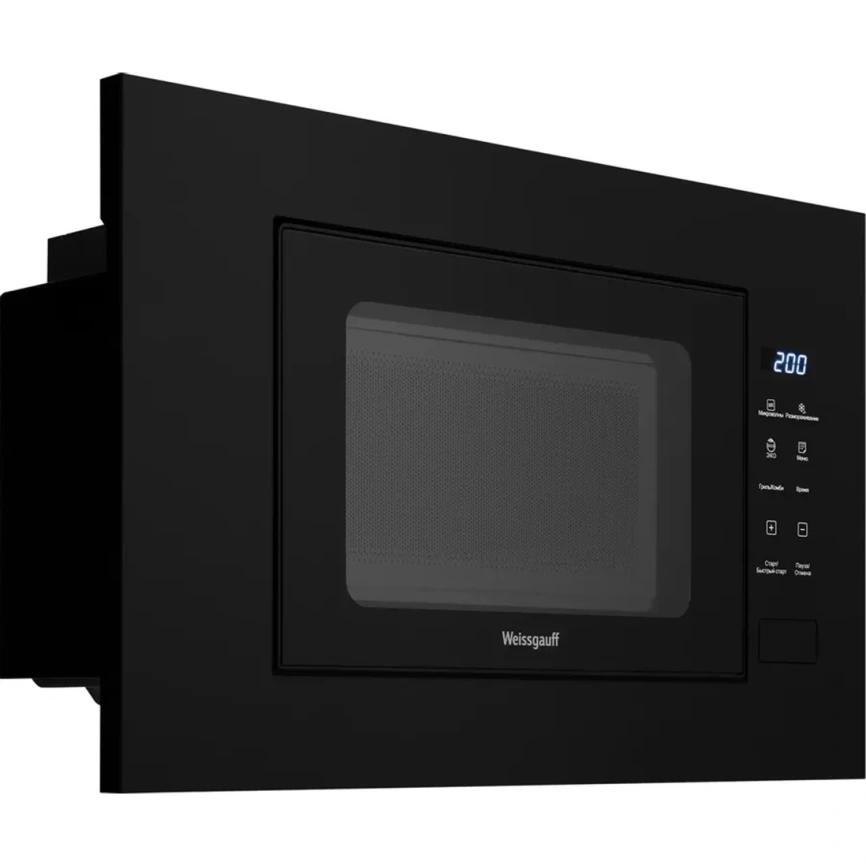 Микроволновая печь Weissgauff HMT-206 Compact Grill Black фото 5