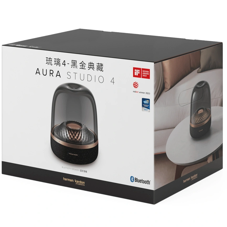 Портативная акустика Harman/Kardon Aura Studio 4 Black/Gold фото 5