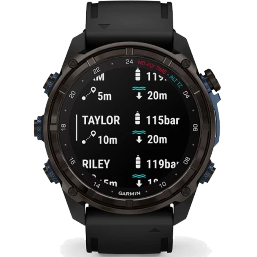 Спортивные часы Garmin Descent MK3i 51mm ( 010-02752-11) Carbon Gray DLC Titanium with Black фото 7