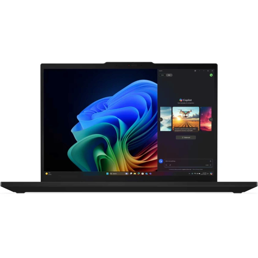 Ноутбук Lenovo ThinkPad T16 G4 16 IPS/ R7 AI PRO 350/16GB/512GB SSD (21QN005XUS) Thunder Black фото 2