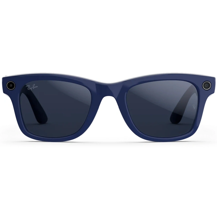 Умные очки Ray-Ban Wayfarer (Gen 2) Shiny Cosmic Blue L Clear to Sapphire Transitions фото 4
