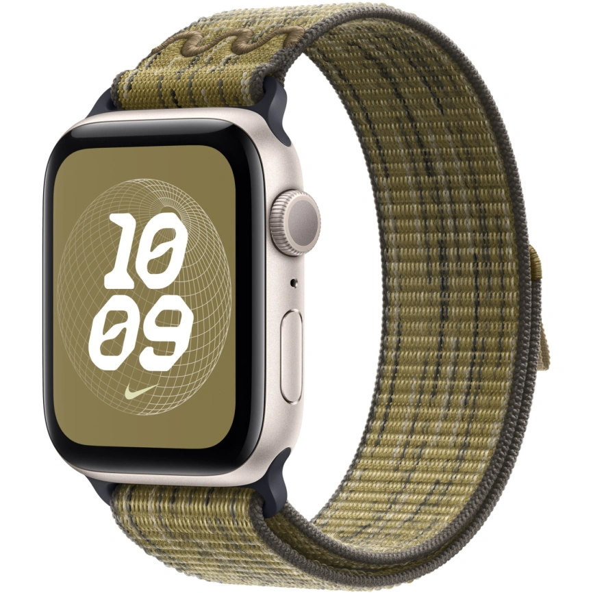 Ремешок Apple Watch 46mm Green/Grey Nike Sport Loop фото 2