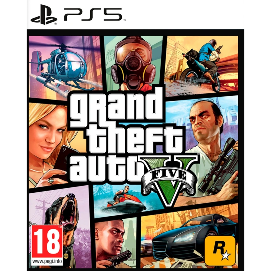 Игра Sony Grand Theft Auto GTA V (Русские субтитры ) (PS5) фото 1