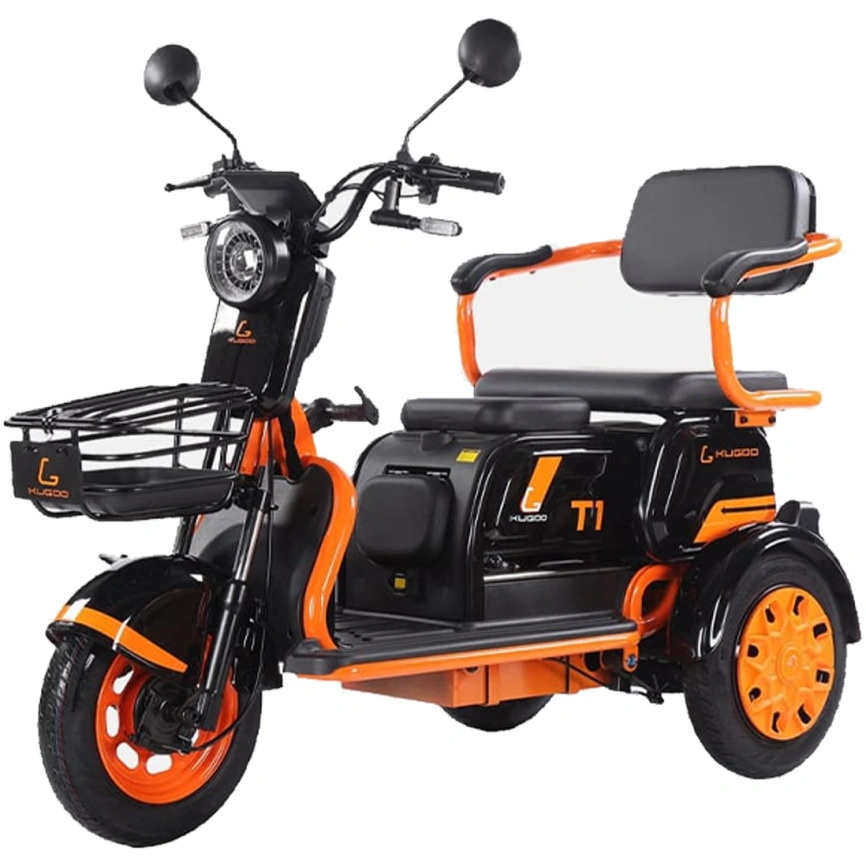 Электротрицикл Kugoo T1 Black фото 1