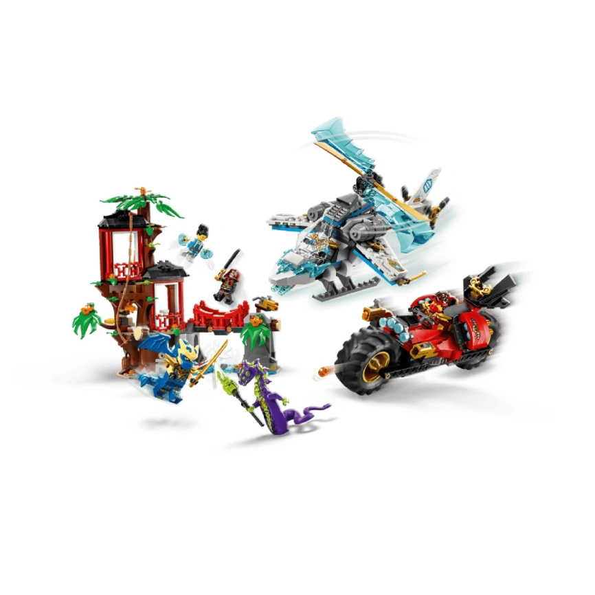 Конструктор LEGO NINJAGO Ninja Vehicle Tree House Battle 71857 фото 5