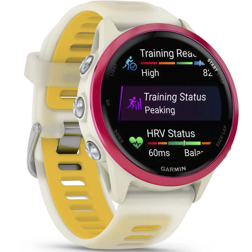 Умные часы Garmin Forerunner 570 42mm (010-02970-02) Raspberry Bone/Mango Band фото 5