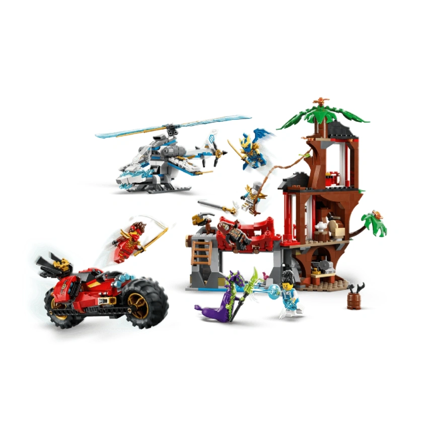 Конструктор LEGO NINJAGO Ninja Vehicle Tree House Battle 71857 фото 3