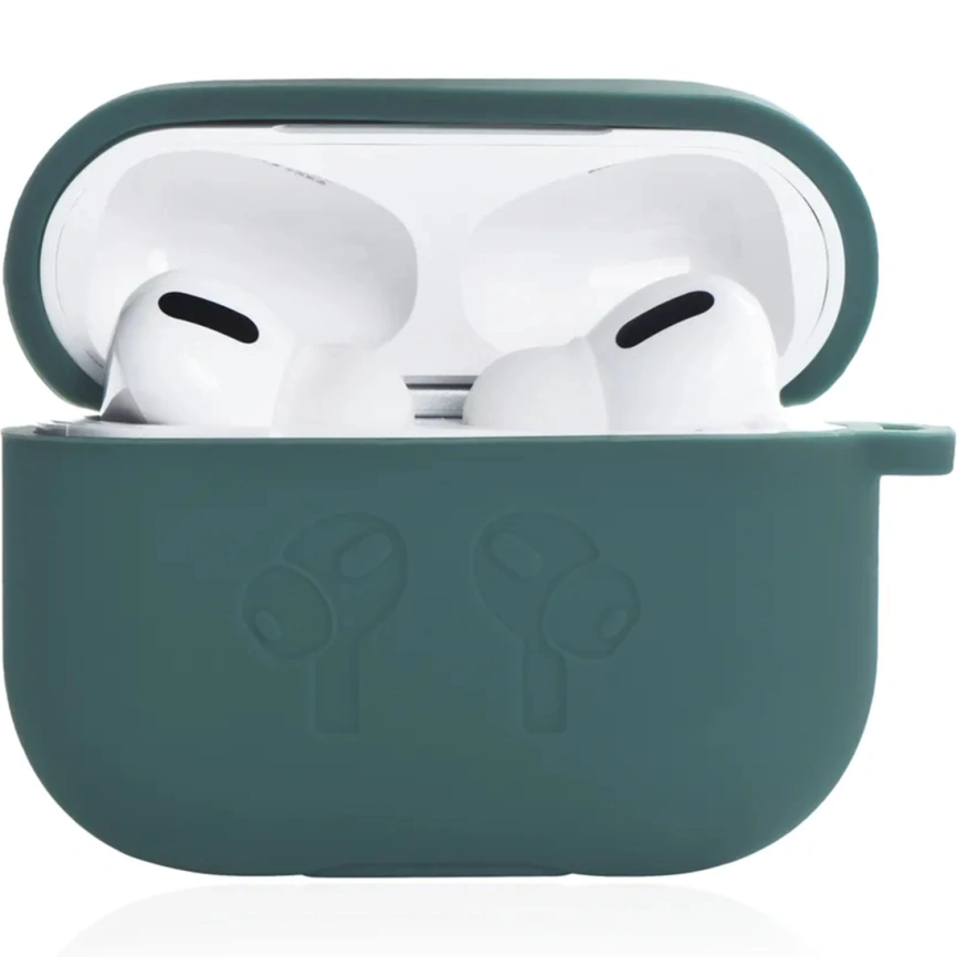 Силиконовый чехол Gurdini для AirPods Pro 2 Green фото 3