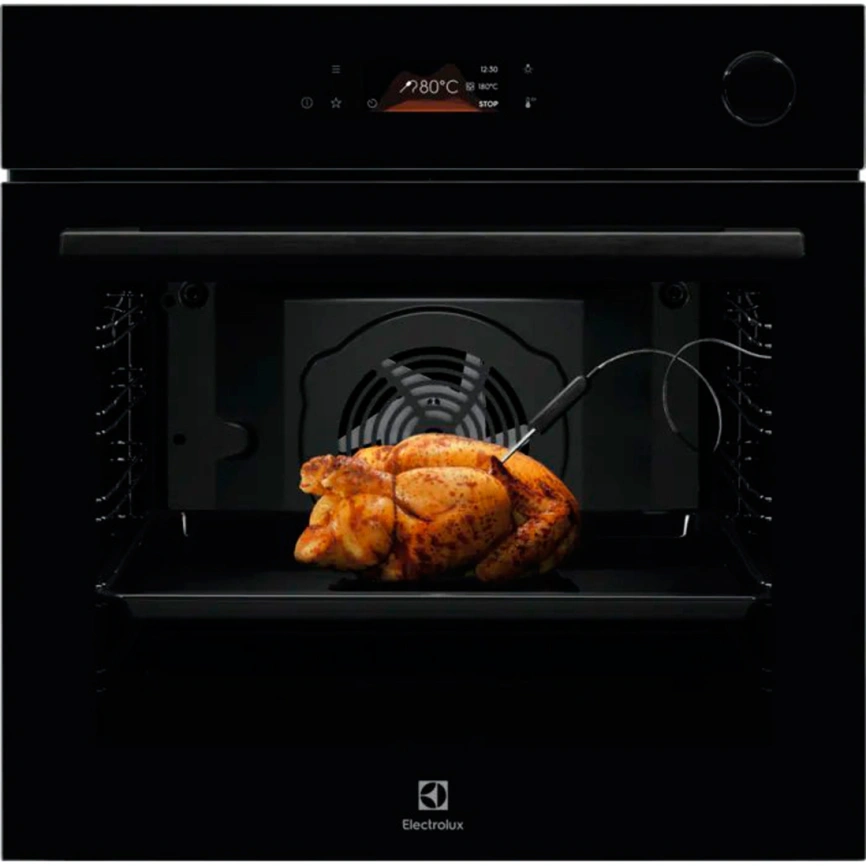 Электрический духовой шкаф Electrolux EOC8P39WZ Black фото 1