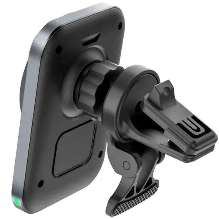 Автомобильный держатель WiWU Freelander Magnetic 15W Wireless Charger (CH-314) Black фото 2