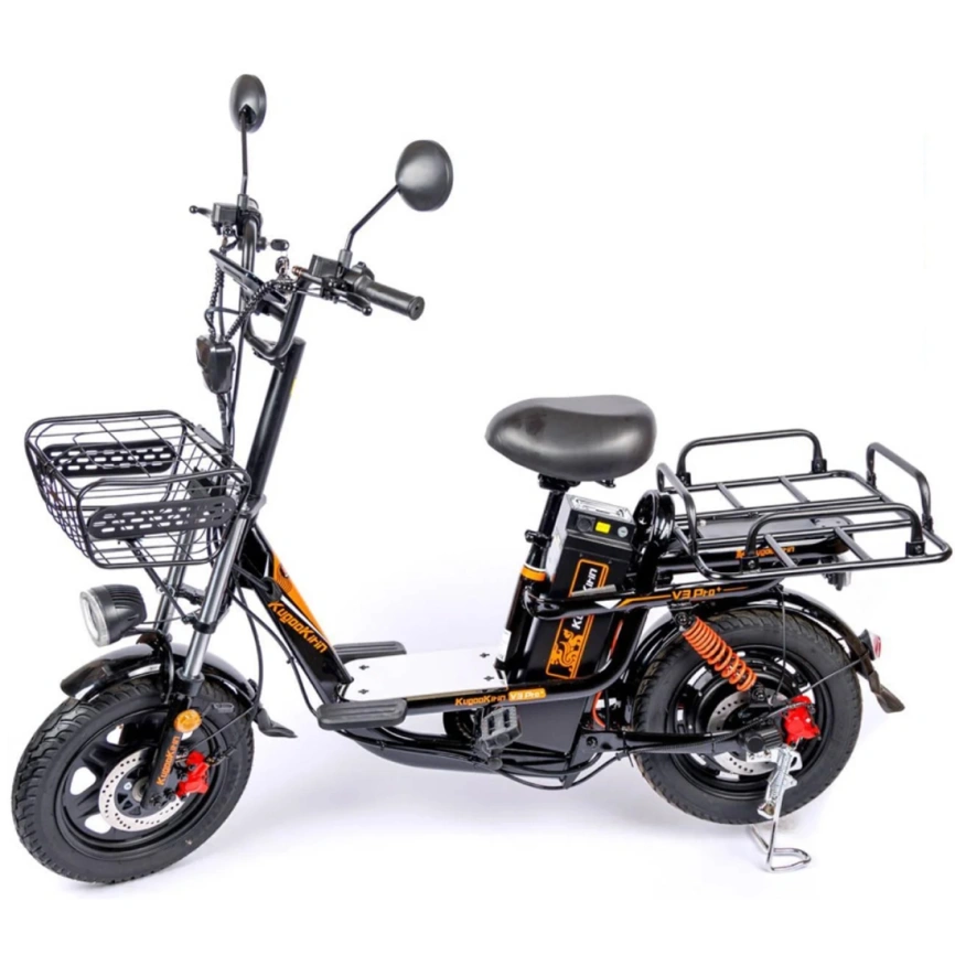 Электровелосипед Kugoo Kirin V3 Pro Plus 21Ah Black фото 1