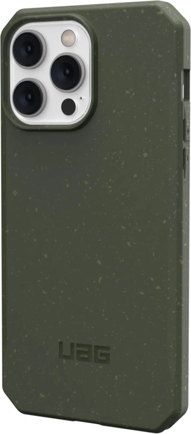 Чехол UAG Biodegradable Outback для iPhone 14 Pro Max Olive фото 4
