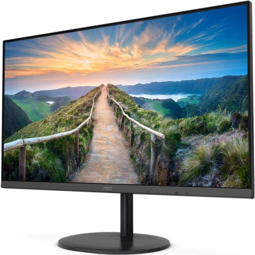 Монитор AOC 24" Q24V4EA IPS Black фото 2