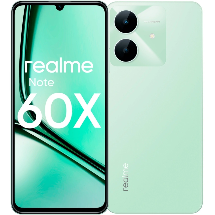 Смартфон Realme Note 60x 4/128Gb Wilderness Green фото 6