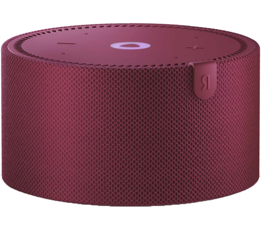 Умная колонка Яндекс Станция Мини без часов, Красный гранат фото 1