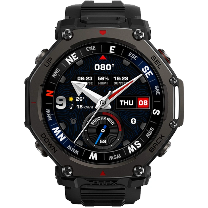 Смарт-часы Amazfit T-Rex 3 Pro 48mm Tactical Black фото 2