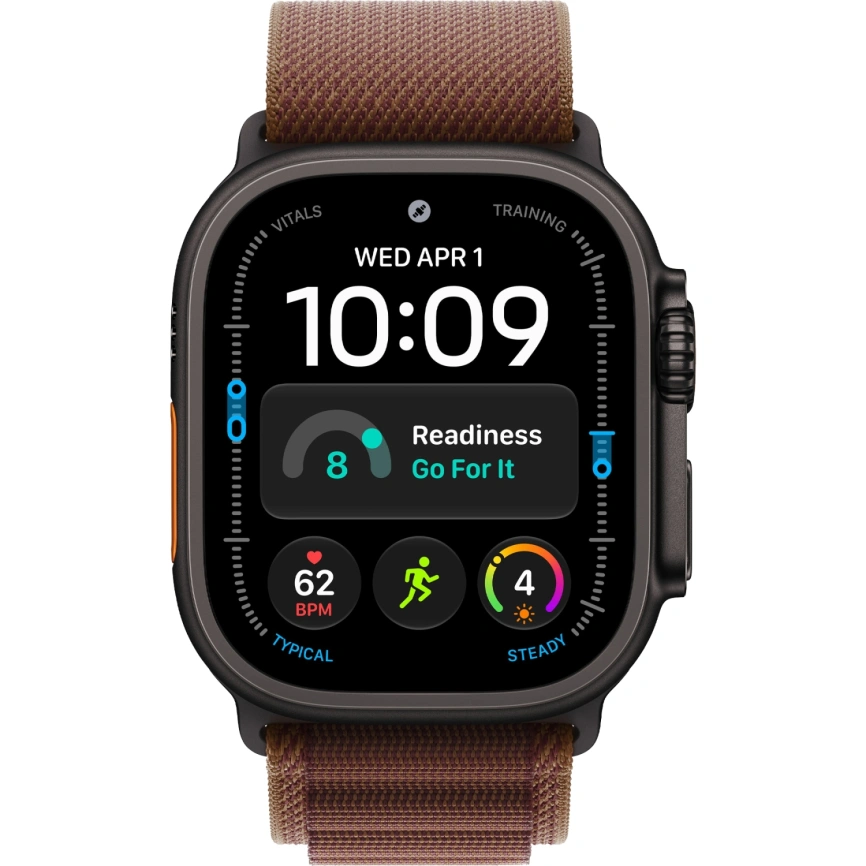 Смарт-часы Apple Watch Ultra 4 (2026) 49mm Black Titanium Case with Burgundy Alpine Loop S фото 3