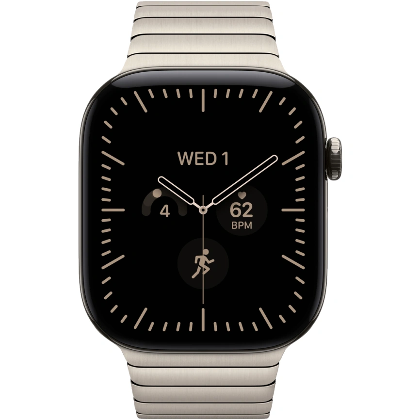 Смарт-часы Apple Watch Series 12 42mm Natural Titanium Case with Natural Link Bracelet фото 3