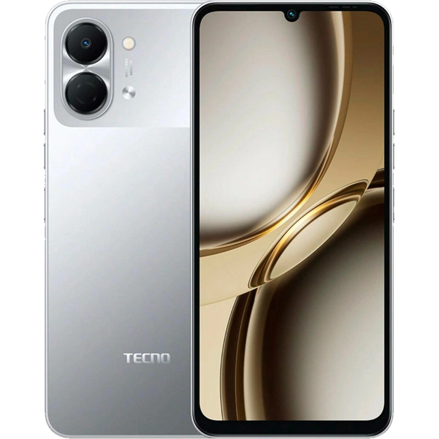 Смартфон Tecno Spark Go 3 4/64Gb Titanium Grey фото 1