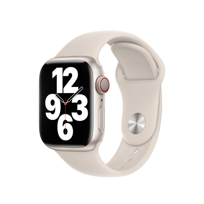 Ремешок Apple Watch 41mm Starlight Sport Band M/L фото 1
