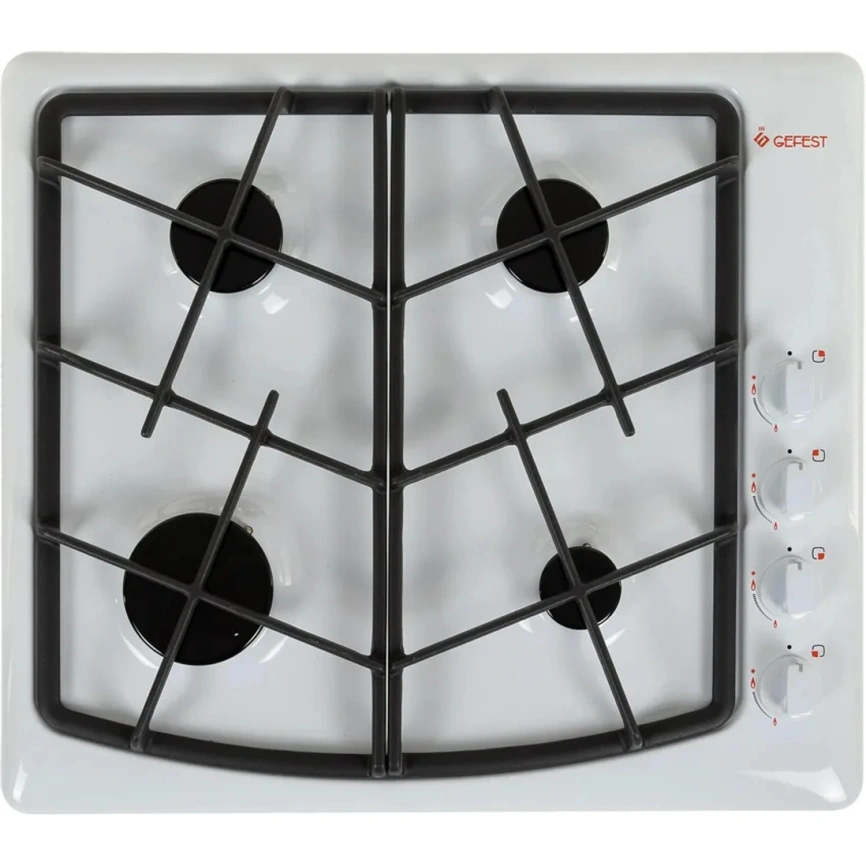 Газовая варочная панель Gefest СГ СН 1211 White фото 1