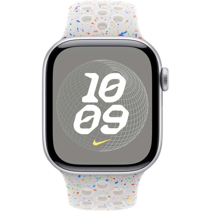 Ремешок Apple Watch 42mm Purple Platinum Nike Sport Band S/M (MYJM3) фото 2