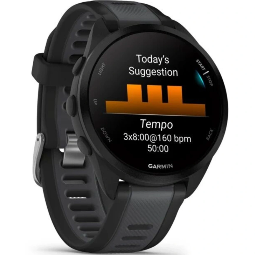 Смарт-часы Garmin Forerunner 165 Music (010-02863-30) Black/Slate Gray фото 2