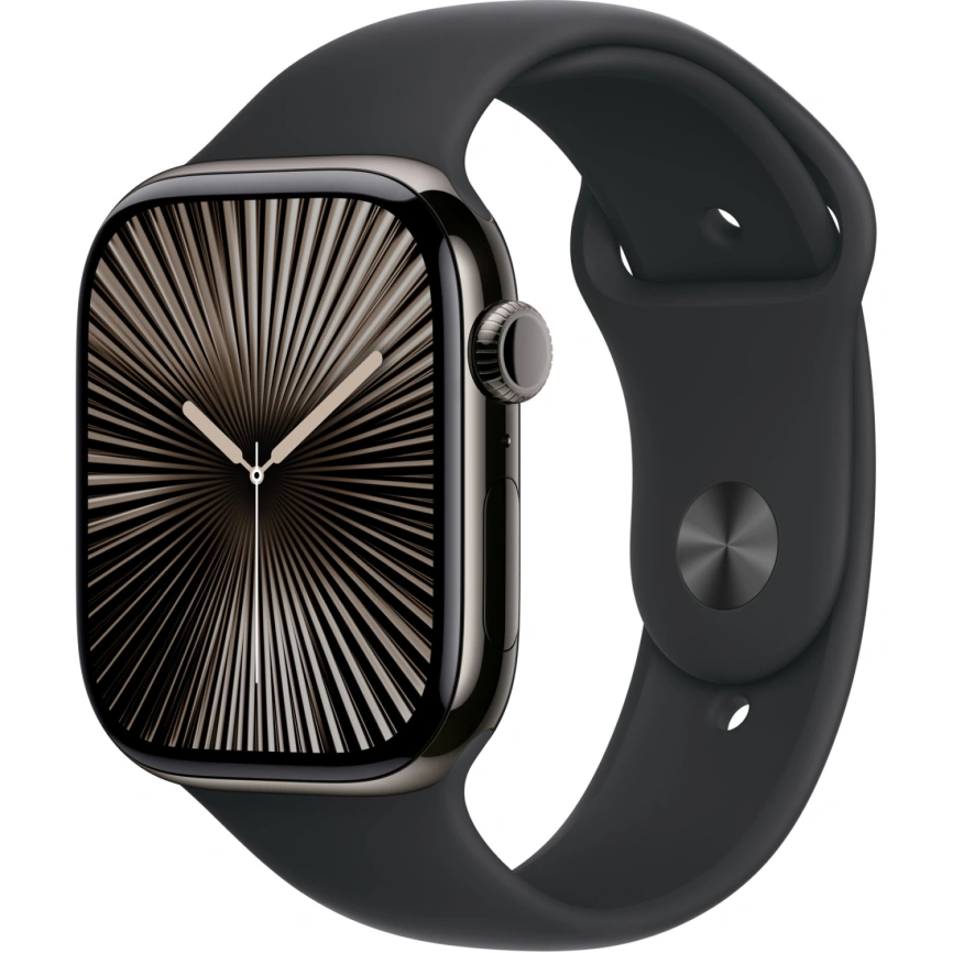 Ремешок Apple Watch 46mm Black Sport Band M/L фото 2