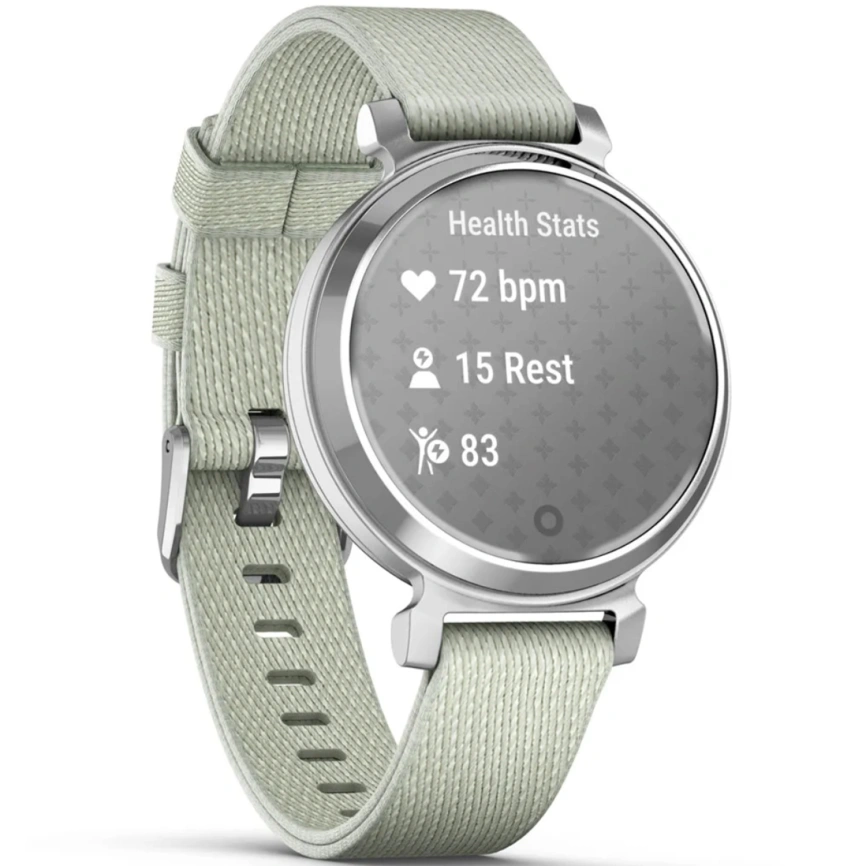 Смарт-часы Garmin Lily 2 Classic (010-02839-15) Silver/Sage Gray Nylon Band фото 4