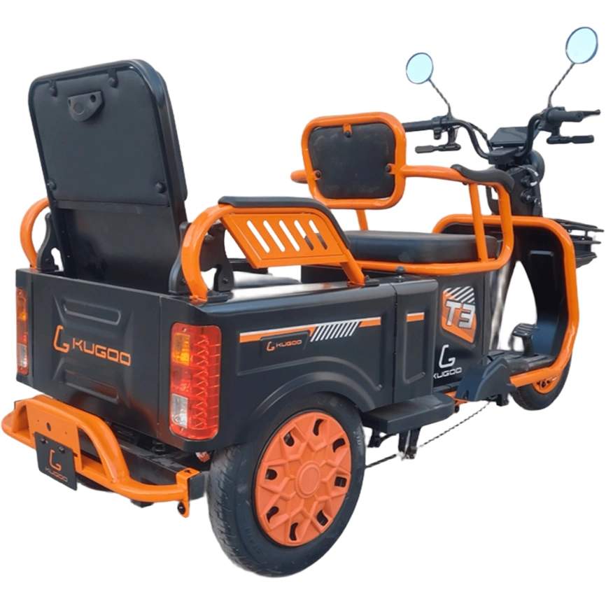 Электротрицикл Kugoo T3 Black фото 6