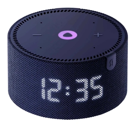 Умная колонка Яндекс Станция Мини 2 с часами, Синий сапфир фото 3