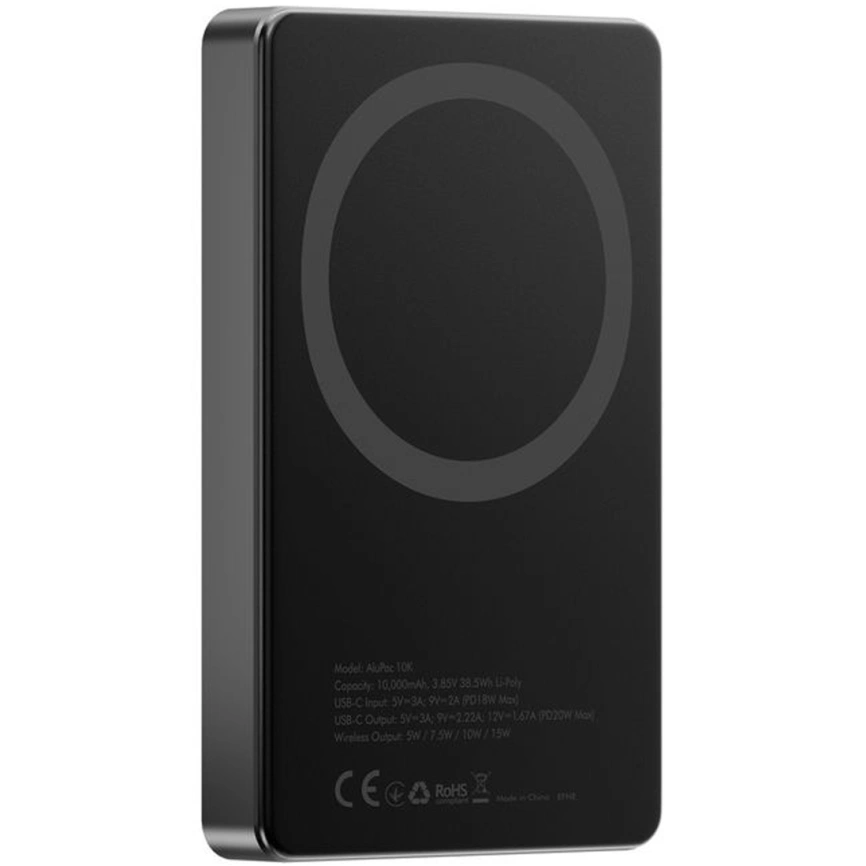 Внешний аккумулятор EnergEA Alupac 10K 10000 mAh Magsafe Gunmetal Black фото 2