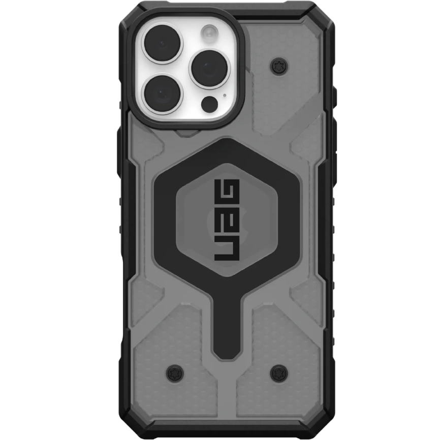 Чехол UAG MagSafe Pathfinder Clear для iPhone 16 Pro Max Ash фото 1