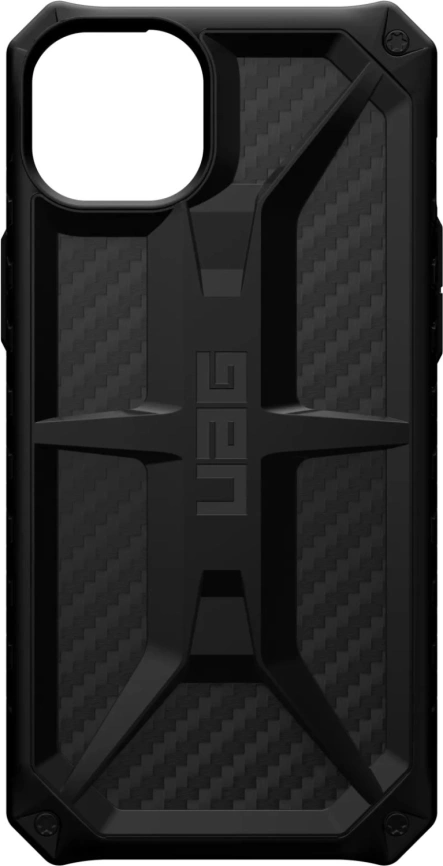 Чехол UAG Monarch для iPhone 14 Plus Carbon Fiber фото 1