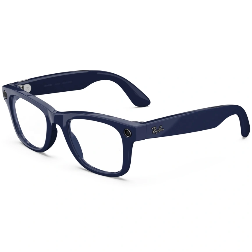 Умные очки Ray-Ban Wayfarer (Gen 2) Shiny Cosmic Blue L Clear to Sapphire Transitions фото 2