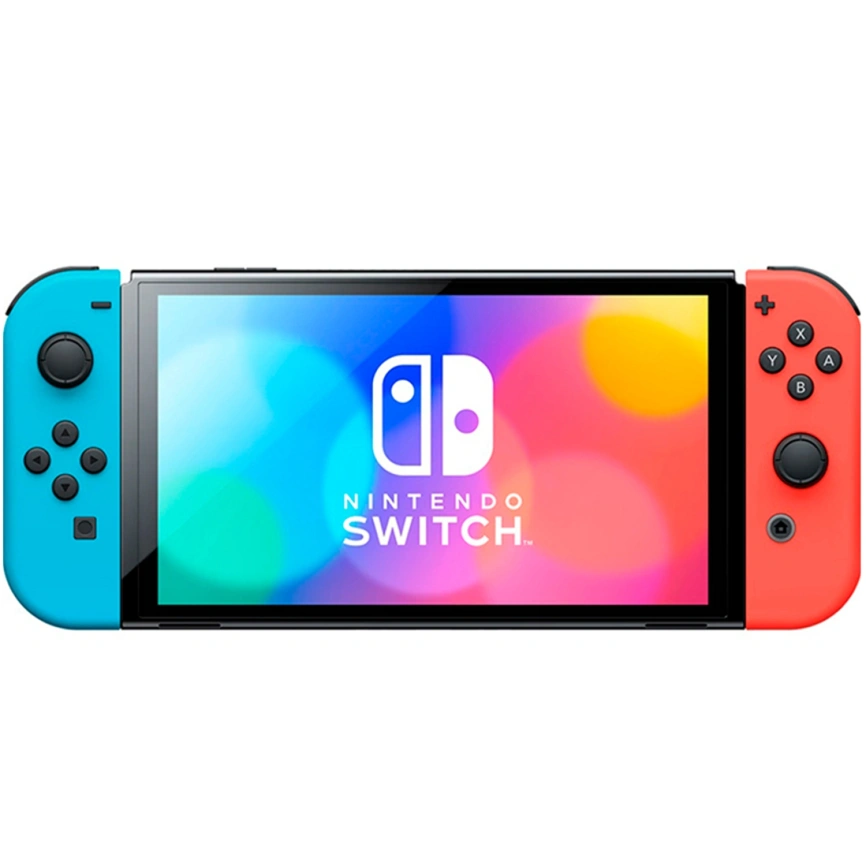 Игровая приставка Nintendo Switch OLED 64GB Neon Blue/Neon Red фото 2