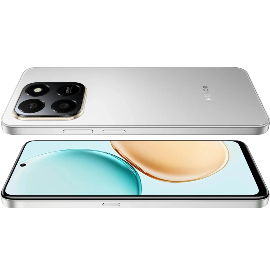 Смартфон Honor X7d 8/128Gb Meteor Silver фото 2