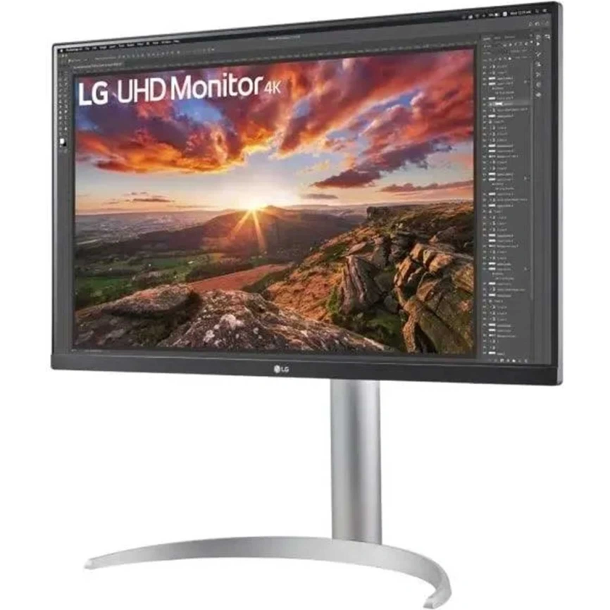 Монитор LG 27" UltraFine 27UP850K-W IPS Black/Silver (27UP850K-W) фото 2