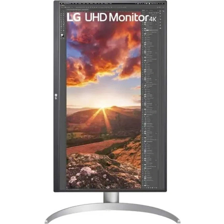 Монитор LG 27" UltraFine 27UP850K-W IPS Black/Silver (27UP850K-W) фото 4
