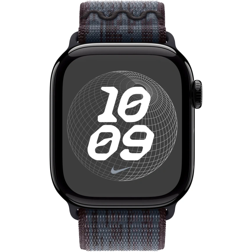 Ремешок Apple Watch 40mm Black/Blue Nike Sport Loop (MC1L4) фото 3