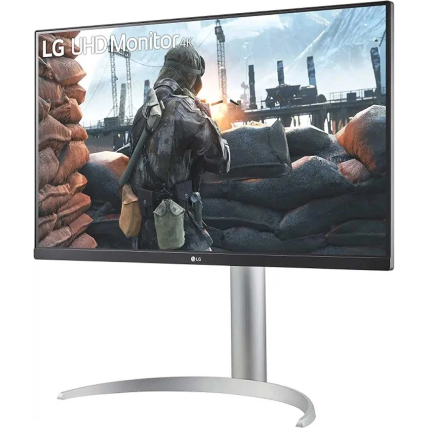 Монитор LG 27" UltraFine 27UP650-W IPS Silver (27UP650-W.ARUZ) фото 2