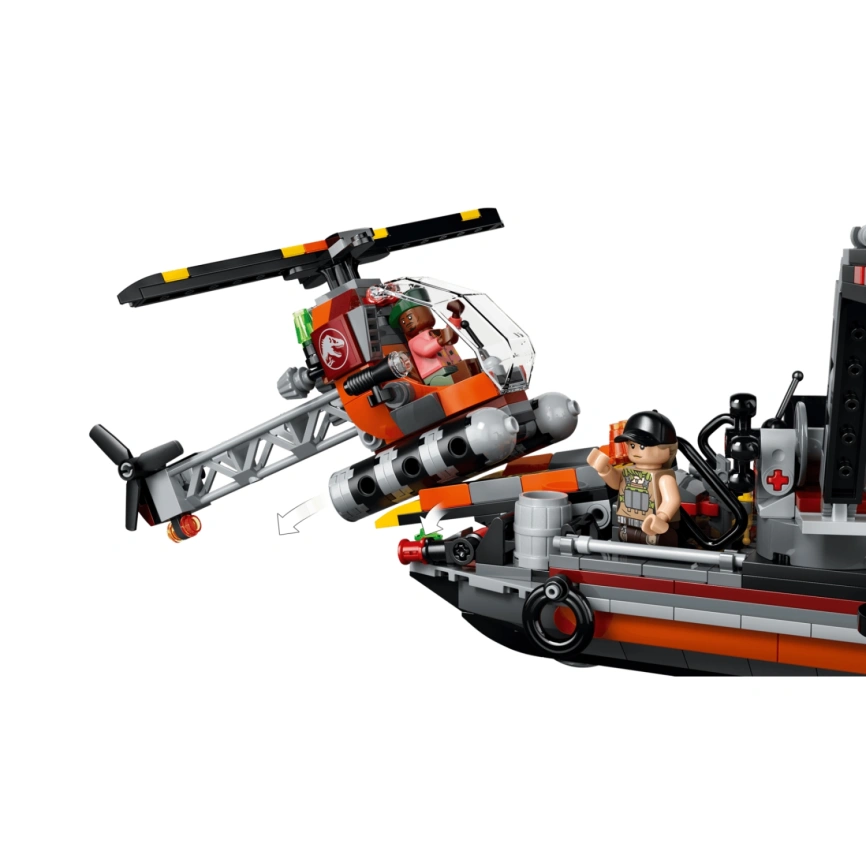Конструктор LEGO Jurassic World Mosasaurus Dinosaur Boat Attack 77983 фото 7
