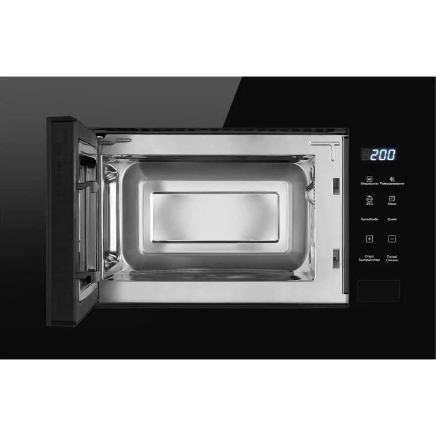 Микроволновая печь Weissgauff HMT-206 Compact Grill Black фото 3
