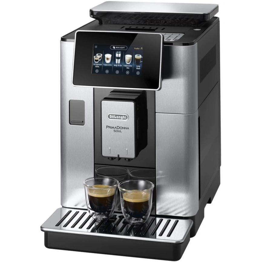 Кофемашина DeLonghi PrimaDonna Soul ECAM610.74.MB Metallic/Black фото 2
