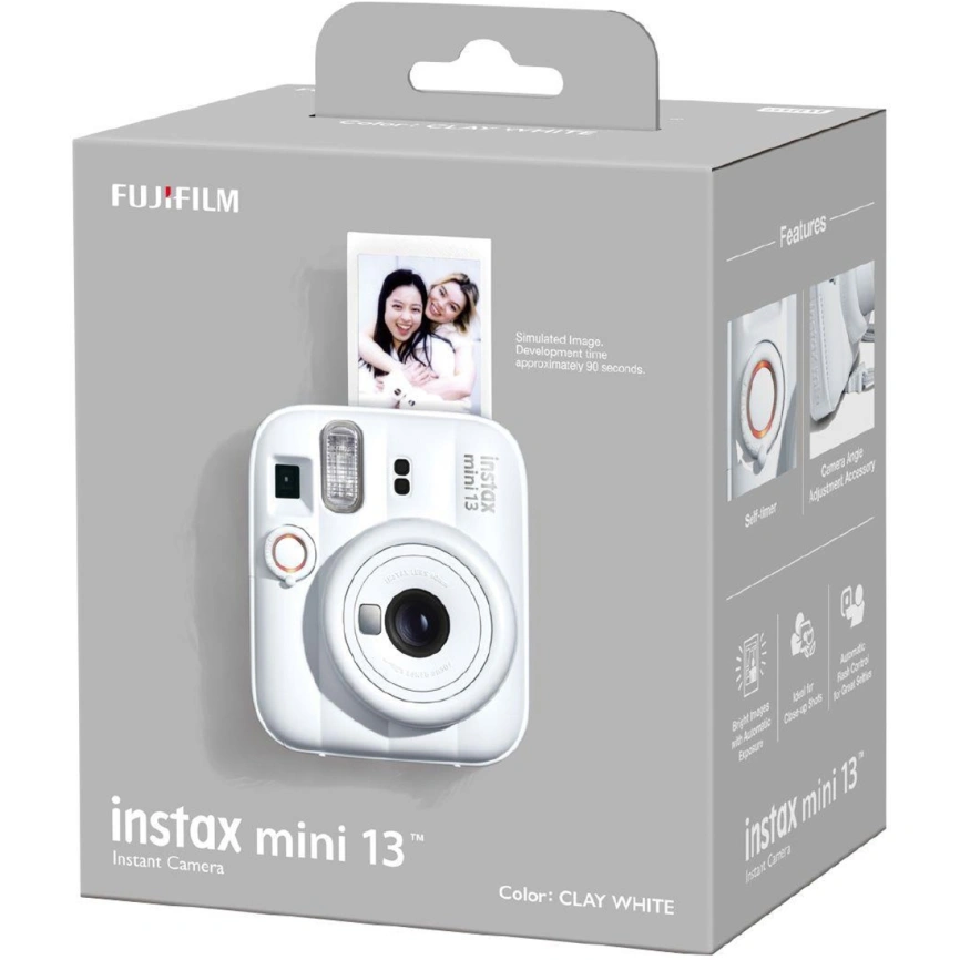 Фотоаппарат моментальной печати Fujifilm Instax mini 13 Clay White фото 7