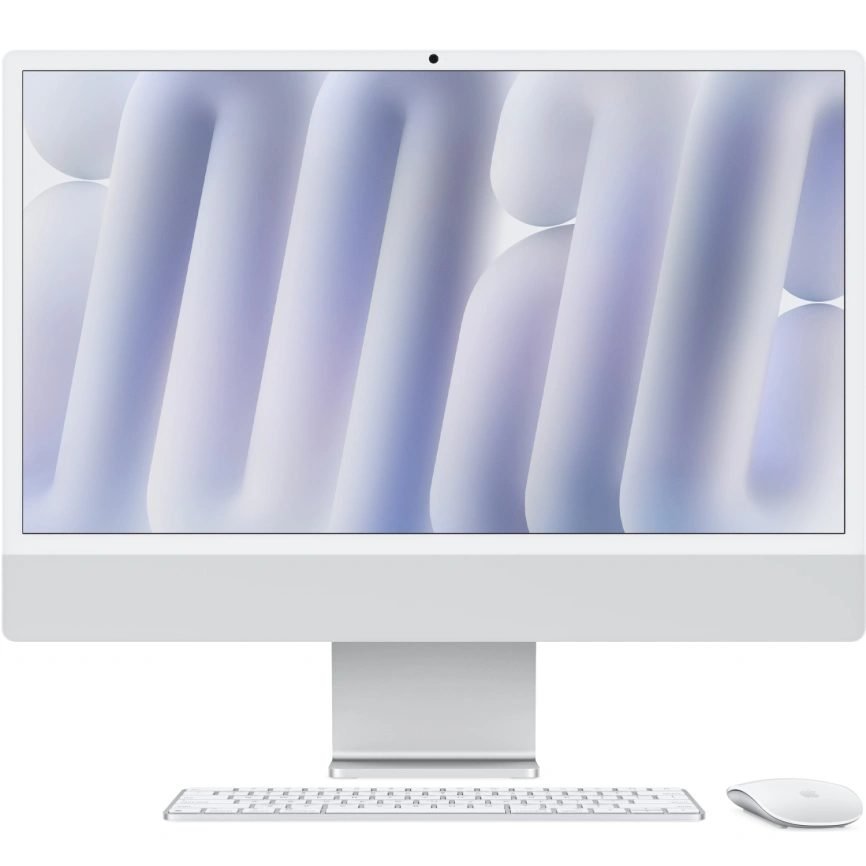 Моноблок Apple iMac (2024) 24 Retina 4.5K M4 8C CPU, 8C GPU/16GB/512Gb (Z1E2000KJ) Silver фото 1
